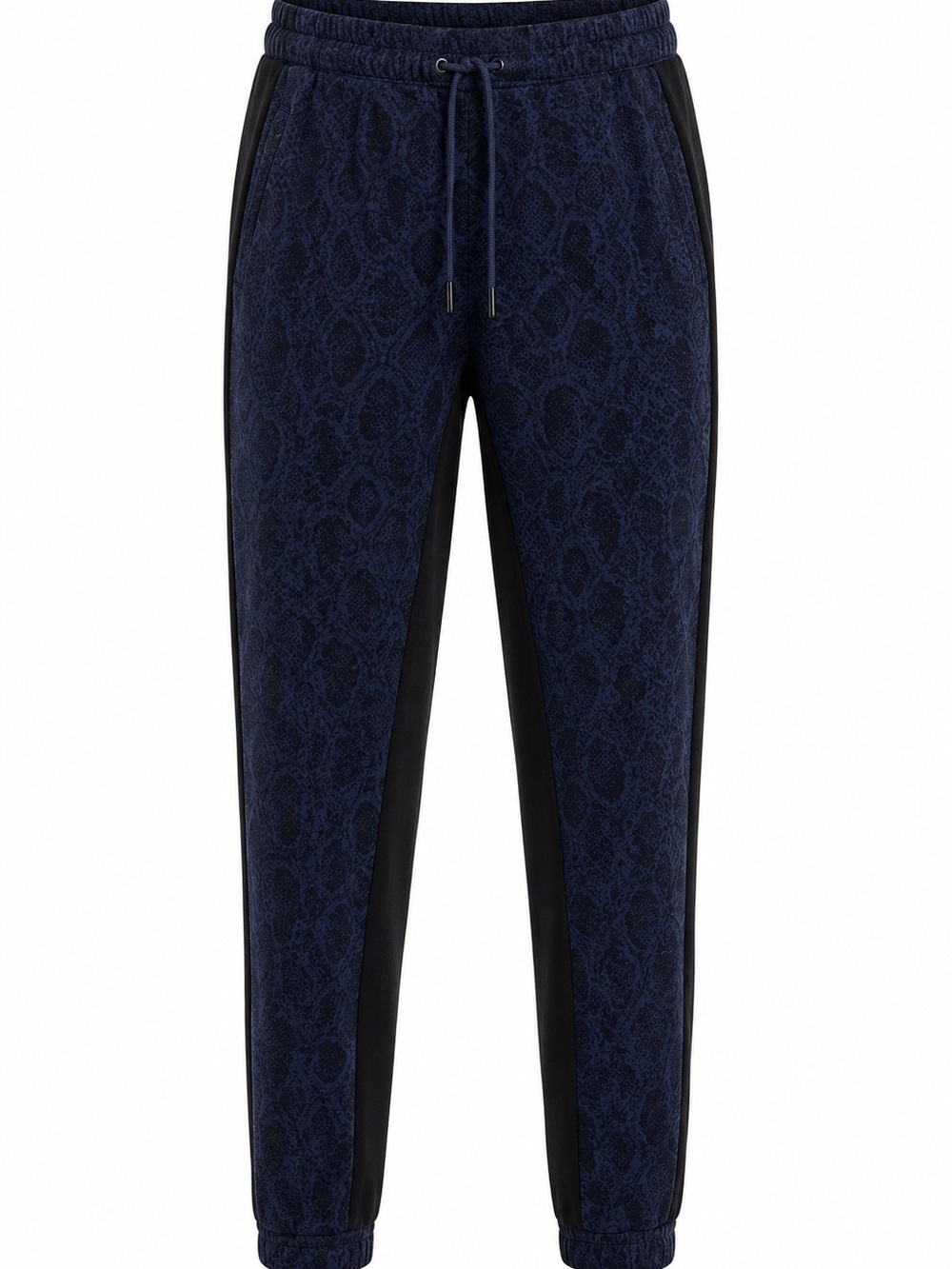 Athleta Brooklyn Jogger Navy Blue Python Snake Print Size 8 Tall